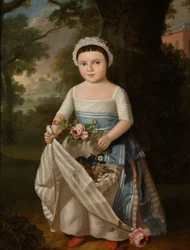 Girl with Roses
